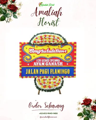 Bunga Papan Congratulation di Karangpandan